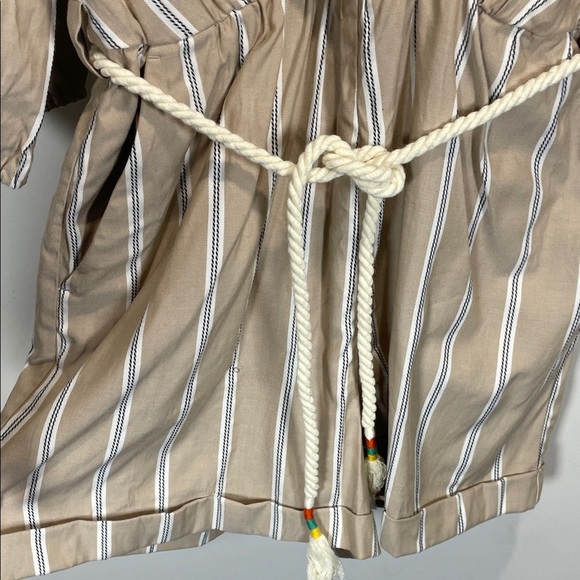 Scotch & Soda Beige and White Striped Romper - Picture 6 of 16